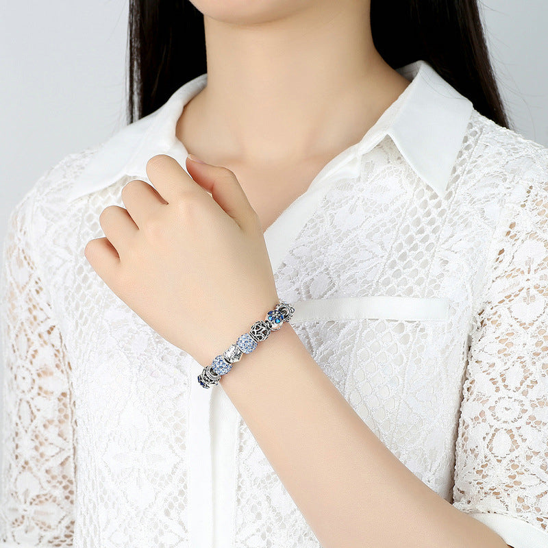 Beaded Diamond Bracelet