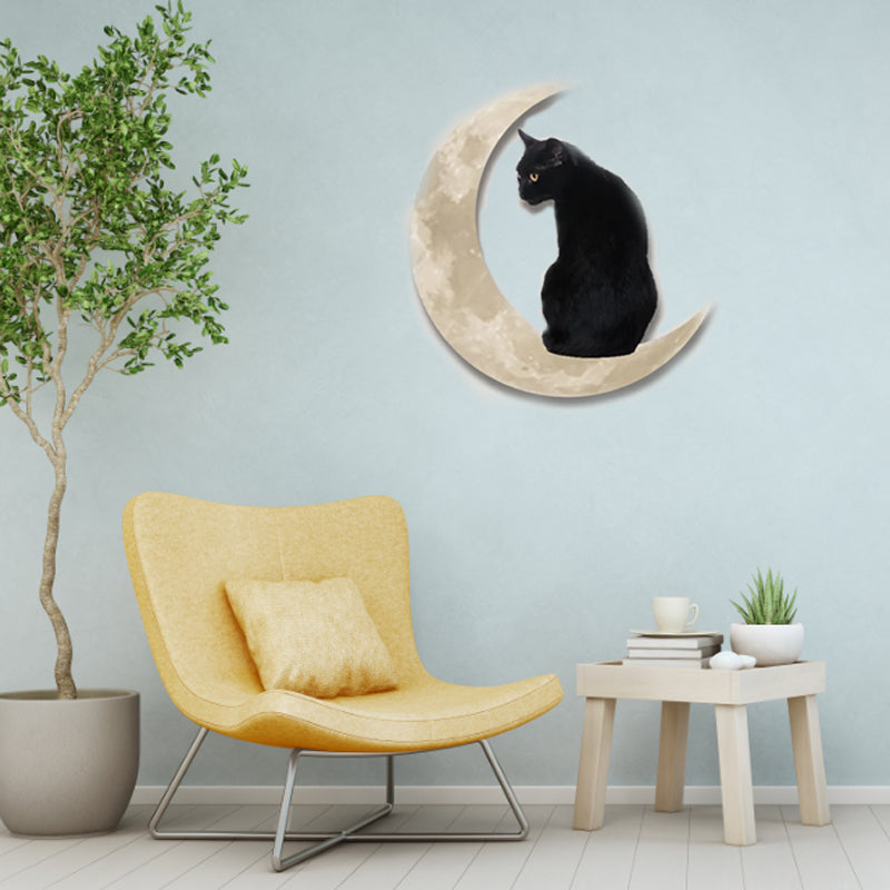 Black Cat Moon Wall Hanging
