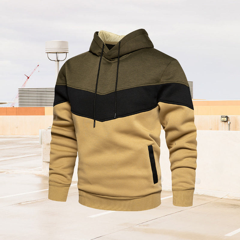 Men's Colorblock Fashion Fleece Sweatshirt