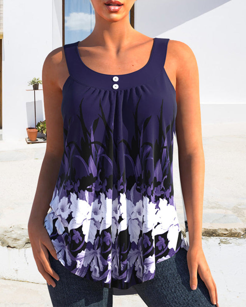 Casual Sleeveless Tank Top