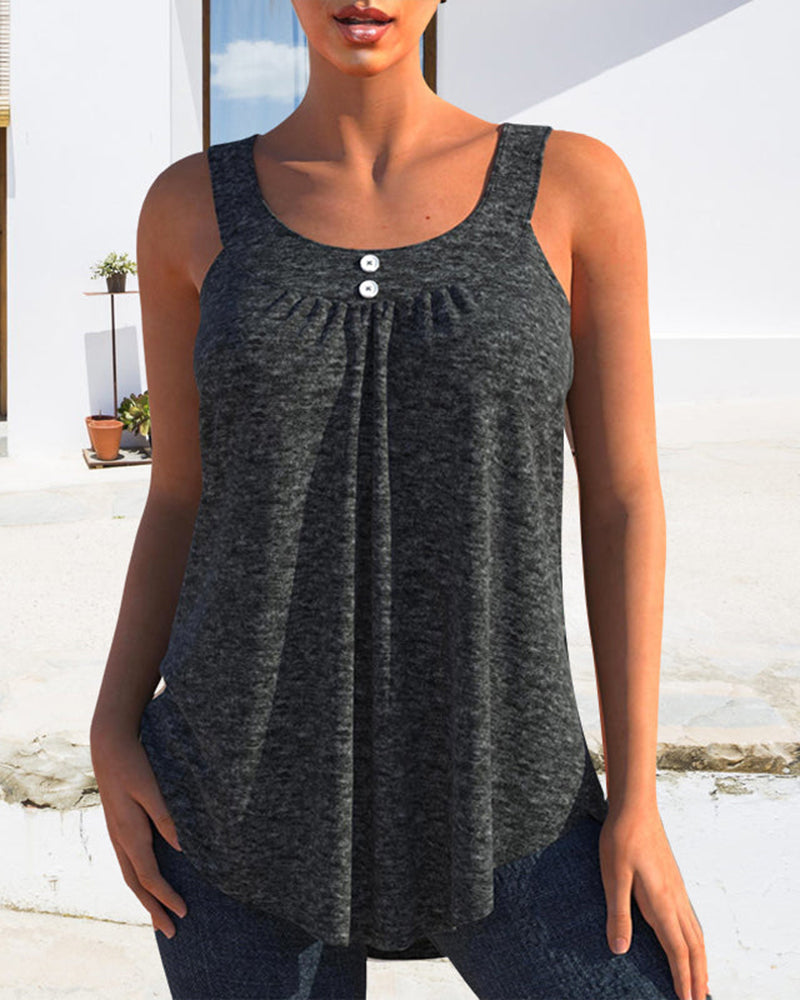 Casual Sleeveless Tank Top