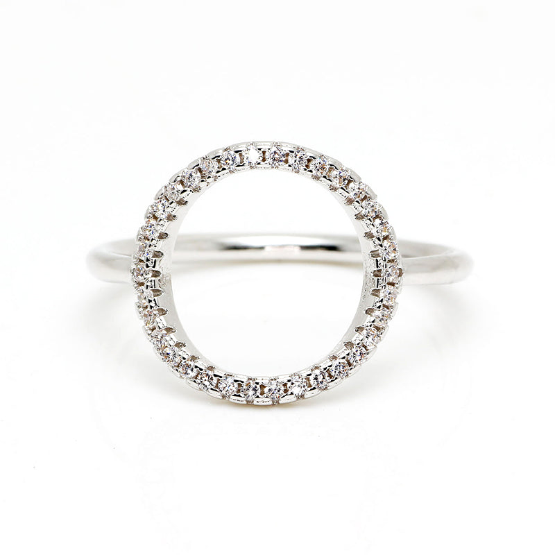 Circle Diamond Ring