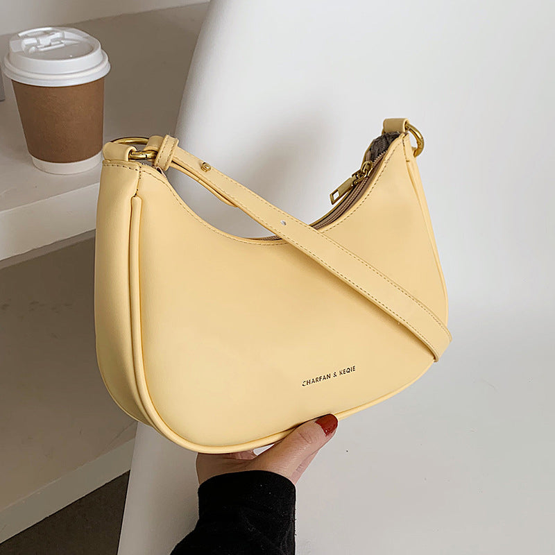 Classic Fashion Semi-circular Shoulder bag