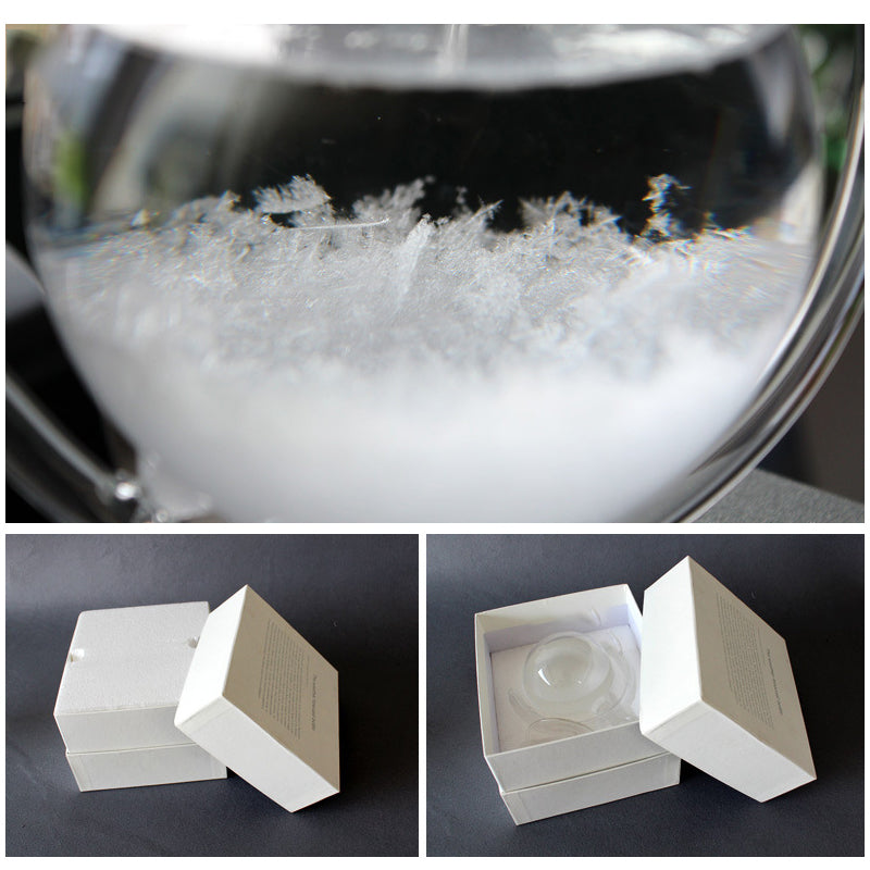 Crystal Earth Weather Bottle Decoration