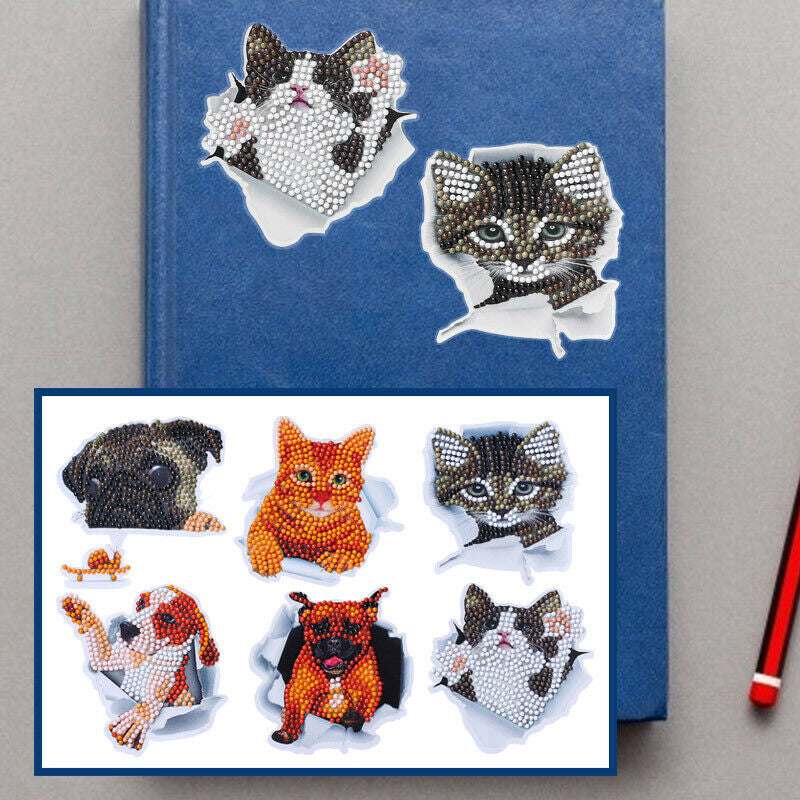 Diy Cat and Dog Diamond Painting