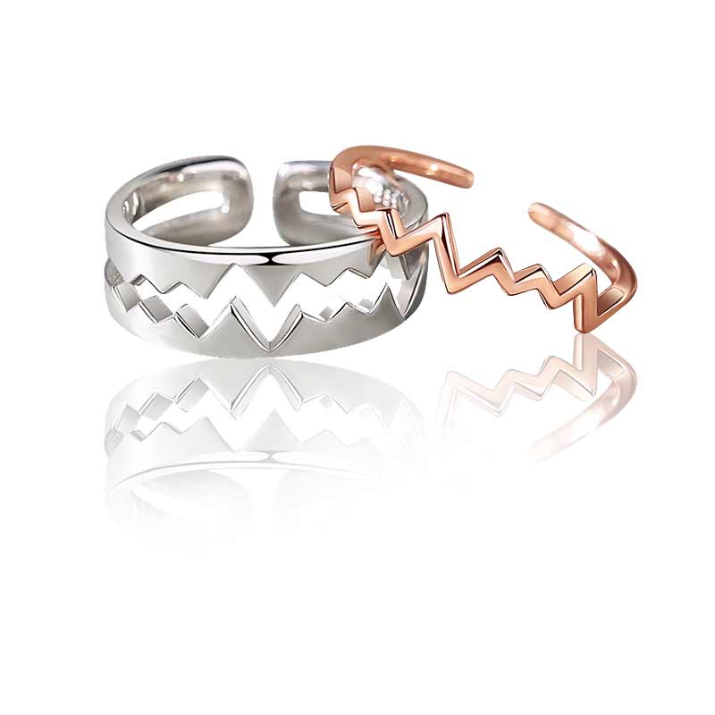 EKG Couple Rings