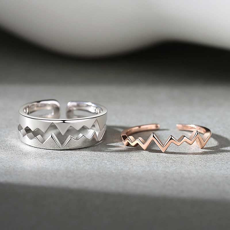 EKG Couple Rings