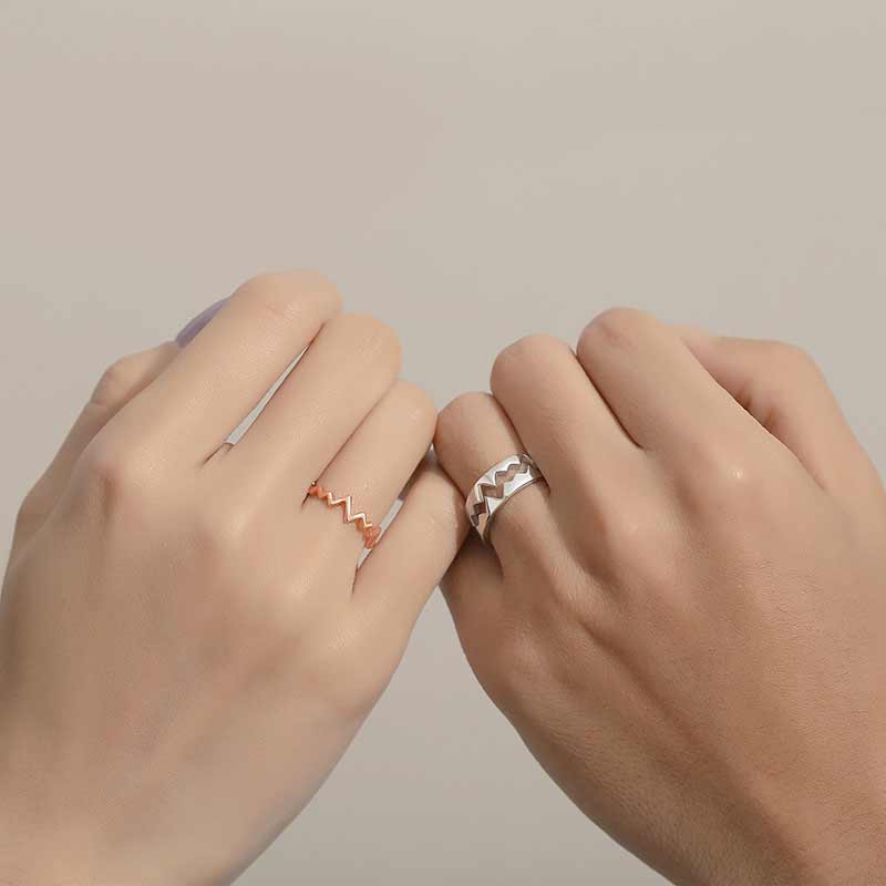 EKG Couple Rings