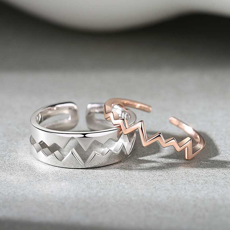 EKG Couple Rings
