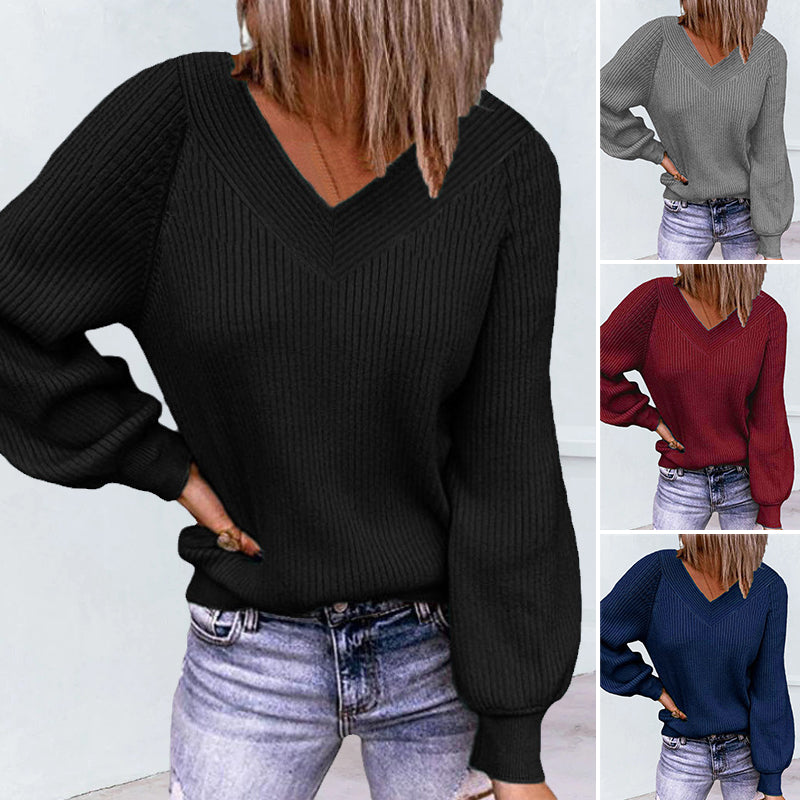 Womens V Neck Sweaters