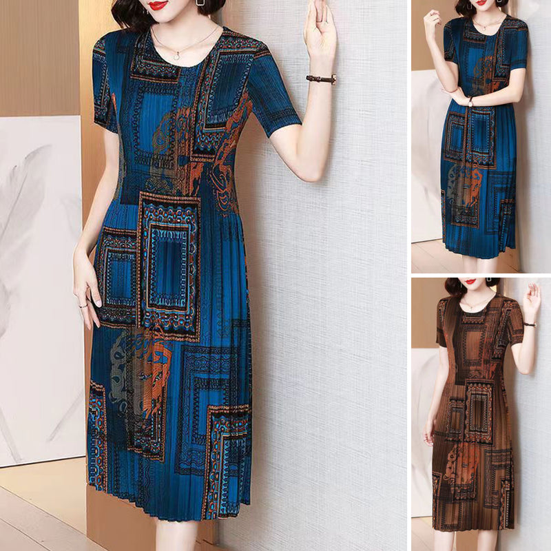 Fashionable Pleated Dress