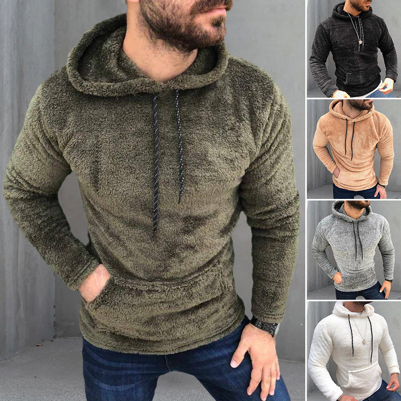 Double Face Fleece Hooded Sweatshirt