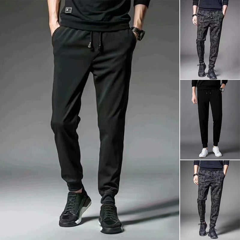 Winter Thickening Sports And Leisure Belted Pants