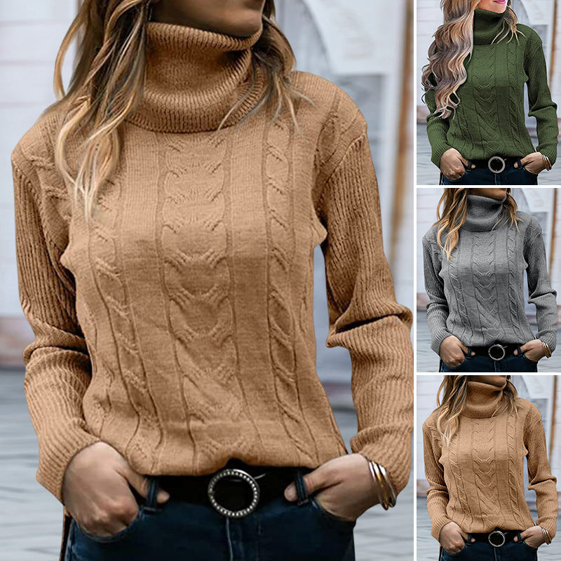 Knitted Vintage Cable Sweater