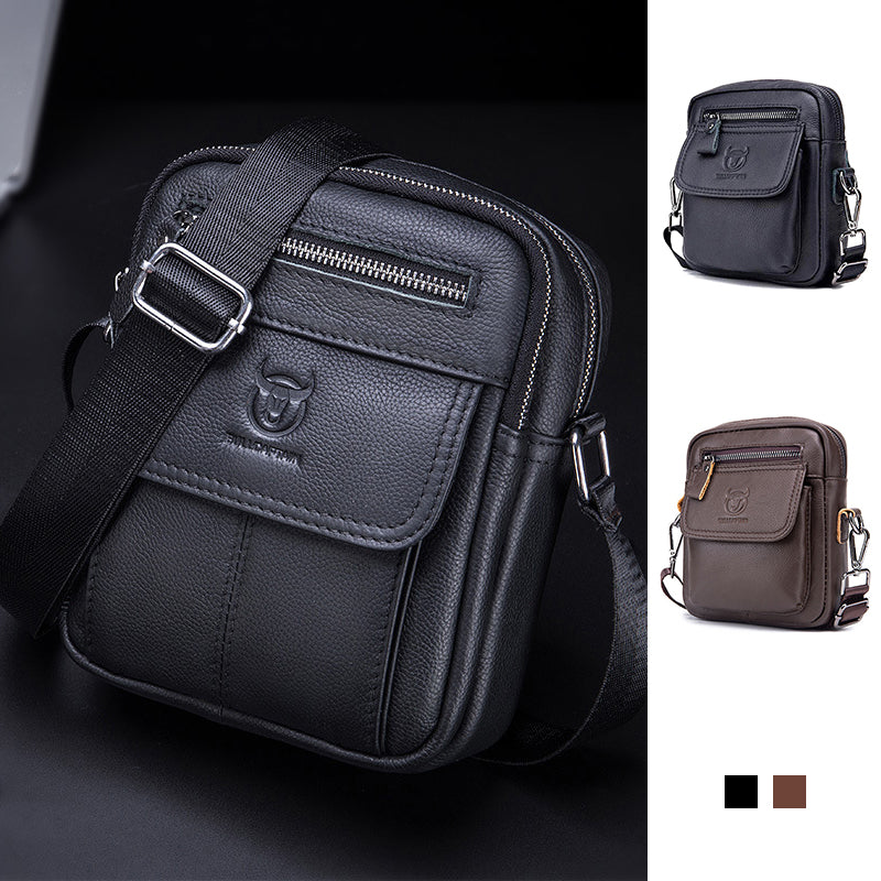 PU Leather Crossbody Bag for Men