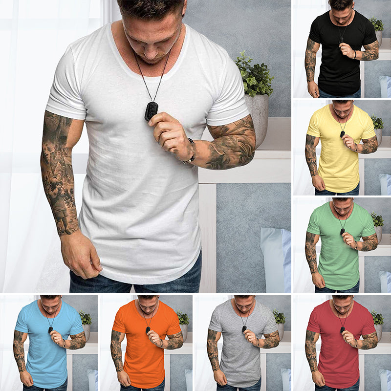 Solid Men's Short Sleeve T-Shirt