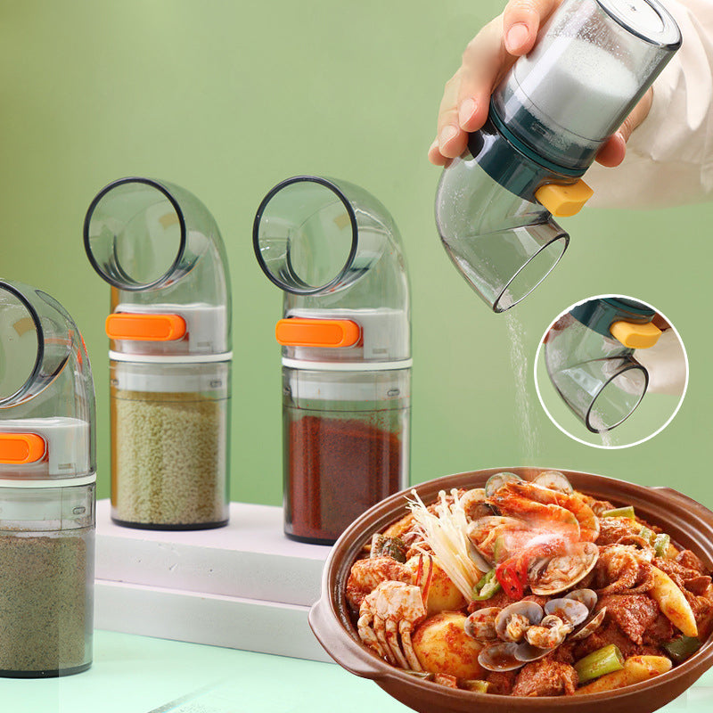 Arc press quantitative salt bottle
