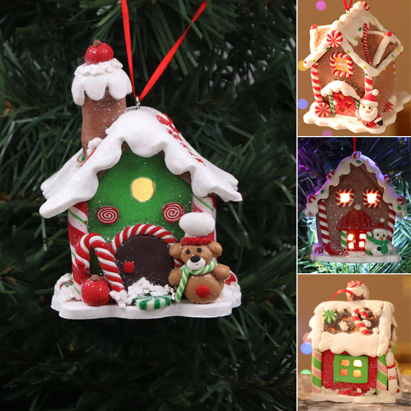 Soft Clay LED Glowing Christmas House