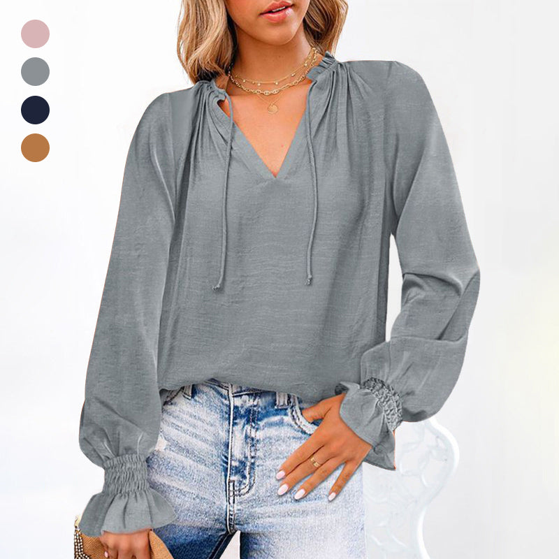 Cuff Flared Shirt