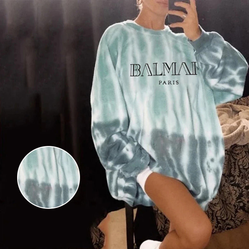 Women's Tie Dye Print Sweatshirt