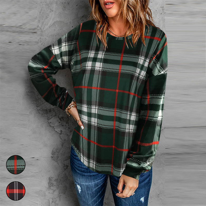 Loose Crew Neck Long Sleeve T-Shirt