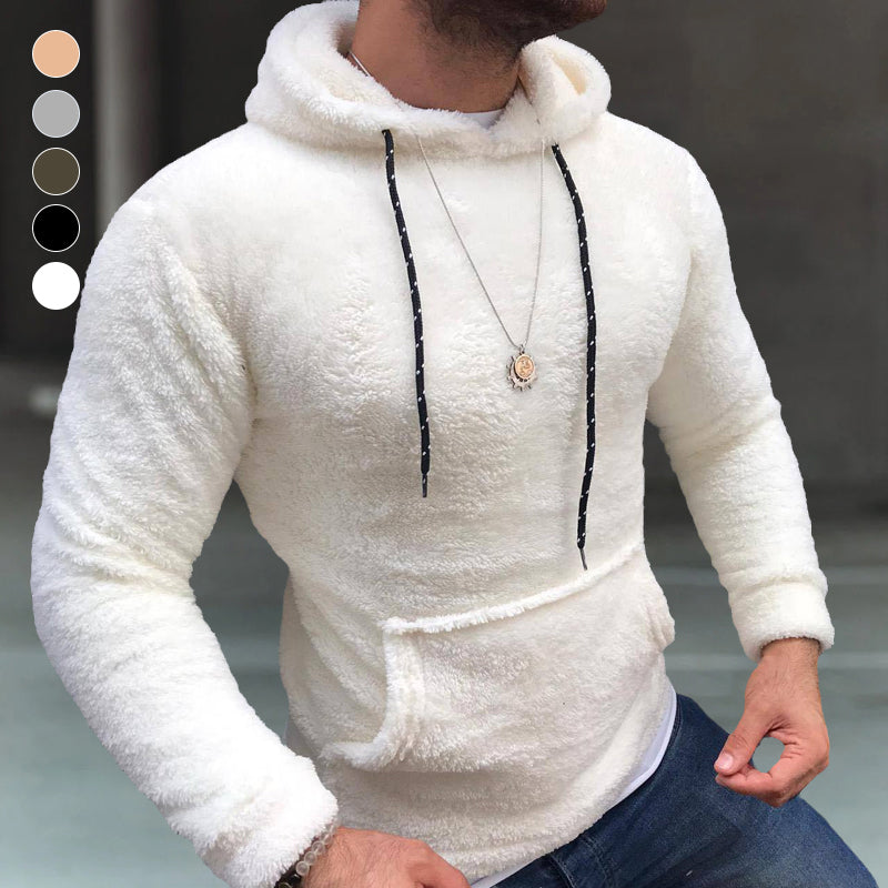 Double Face Fleece Hooded Sweatshirt