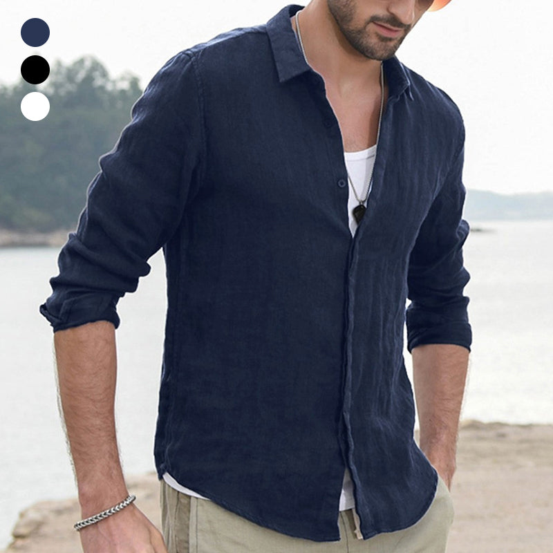 Men's Cotton Linen Shirt