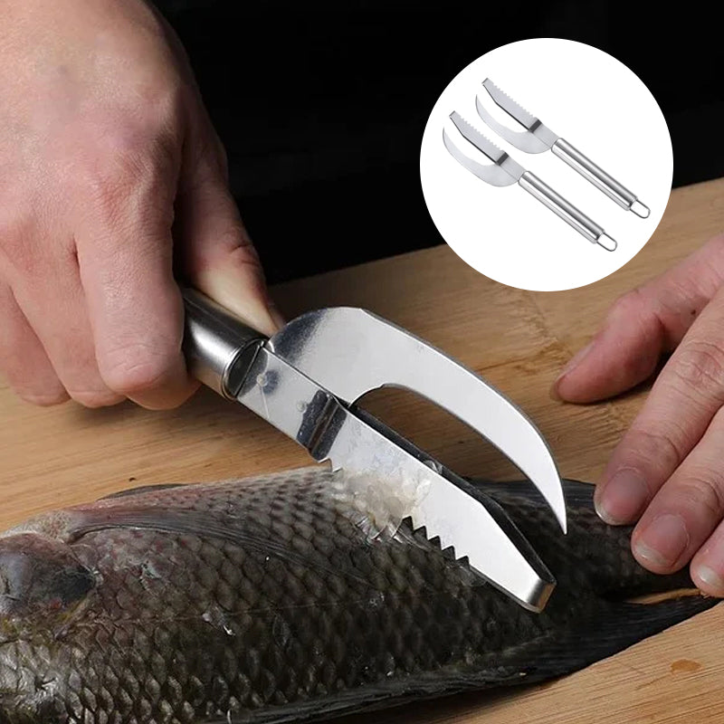 3-in-1 Fischschuppenmesser