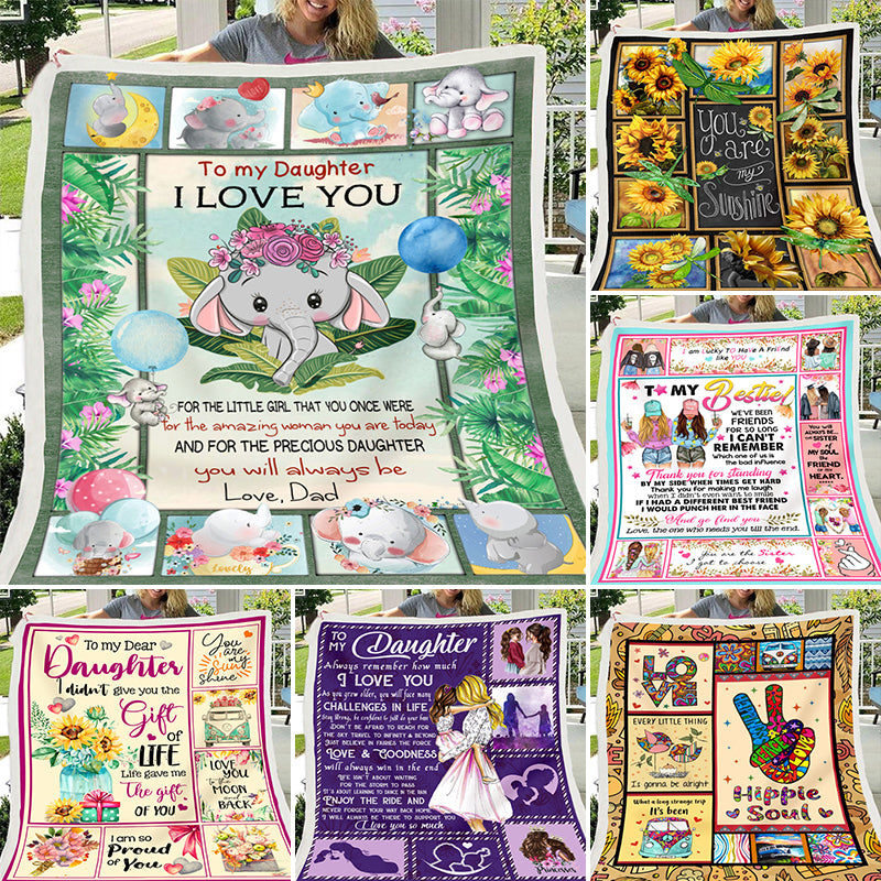 You Are My Sunshine- Sunflower Warm Gift Blanket