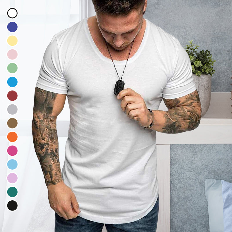Solid Men's Short Sleeve T-Shirt