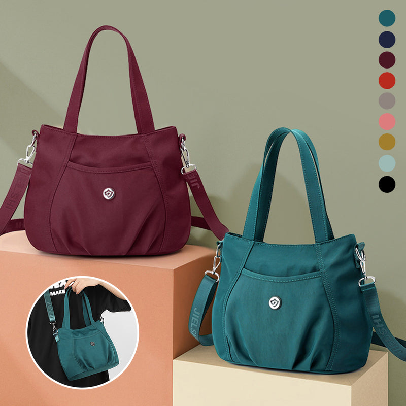 Women's Crossbody Lightweight Multi-Pocket Zipper Pocket Nylon Shoulder Bag