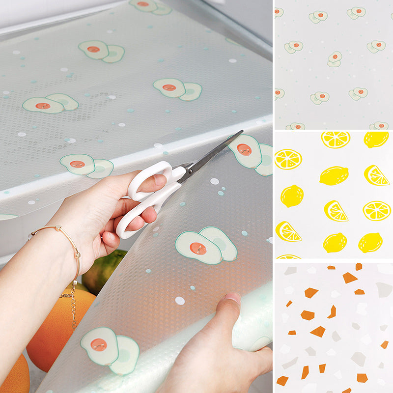 Fruit Pattern Random Oil Proof Cabinet Mat