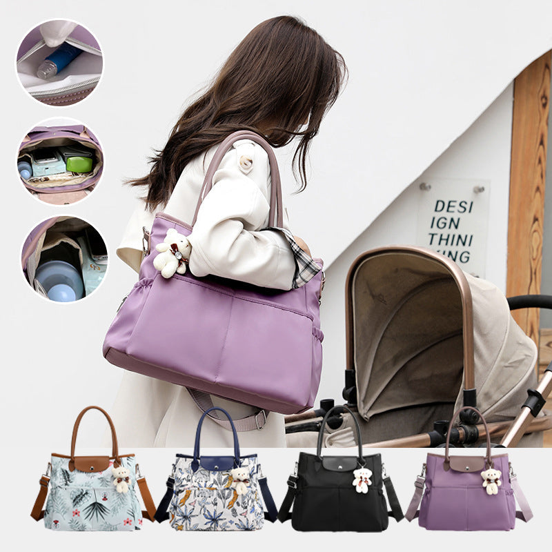 Portable Mom Bag with Multiple Pockets and Large Capacity