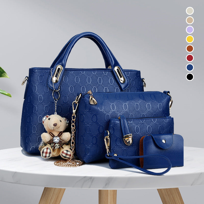 Handbag with Four-piece Set