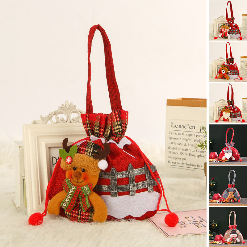 Christmas Decoration Apple Bag
