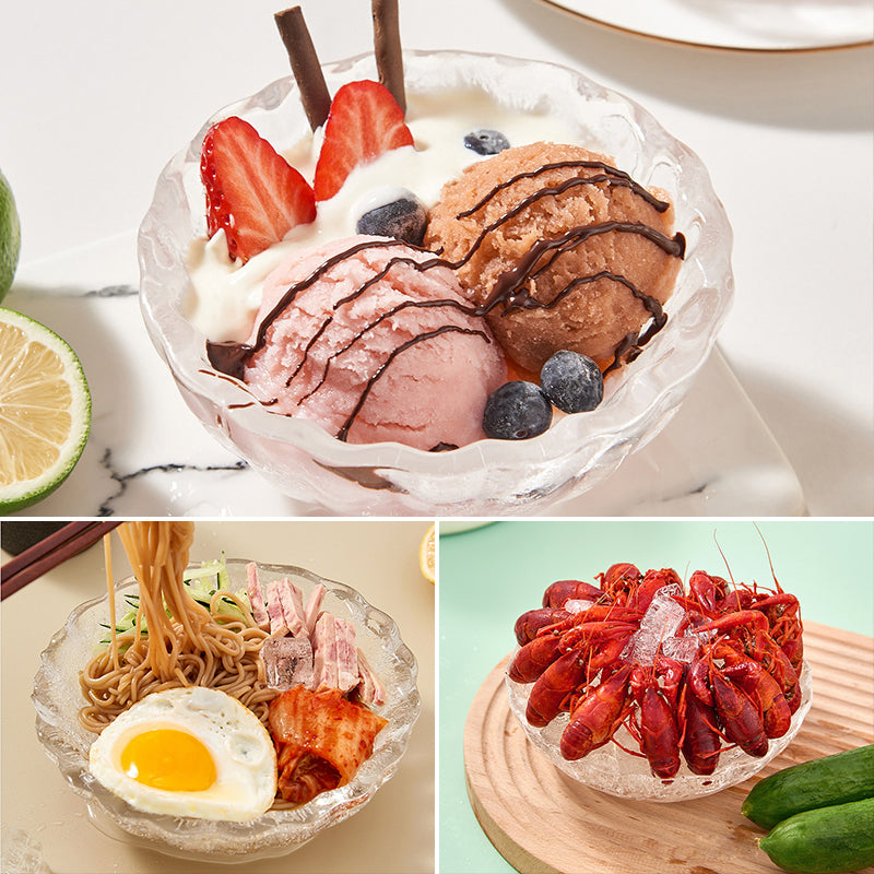 HOMEMADE ICE BOWL CONTAINERS MOLD
