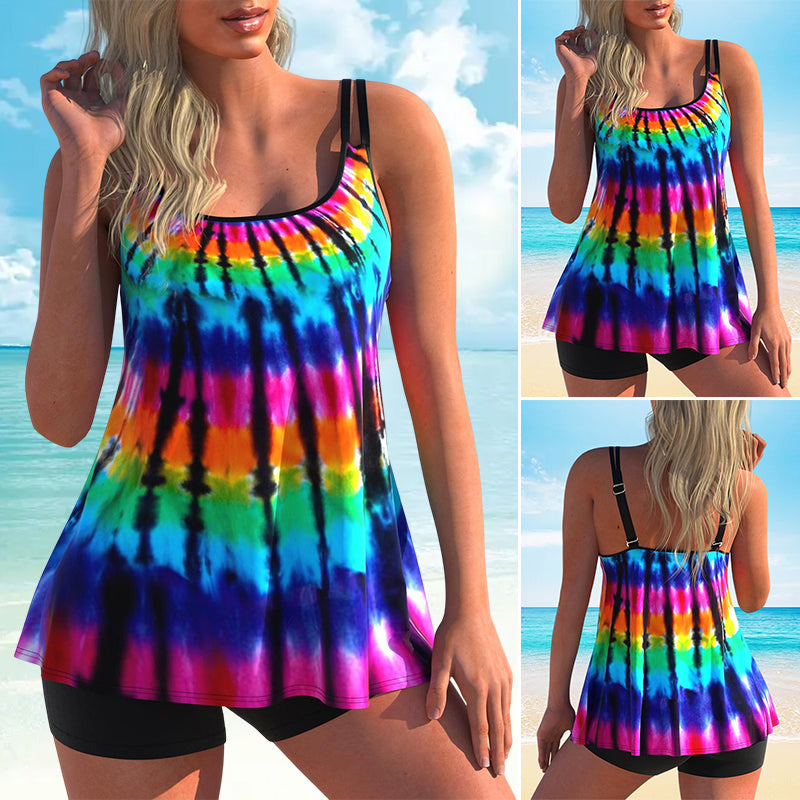 Printed Ladies Plus Size Swimsuit