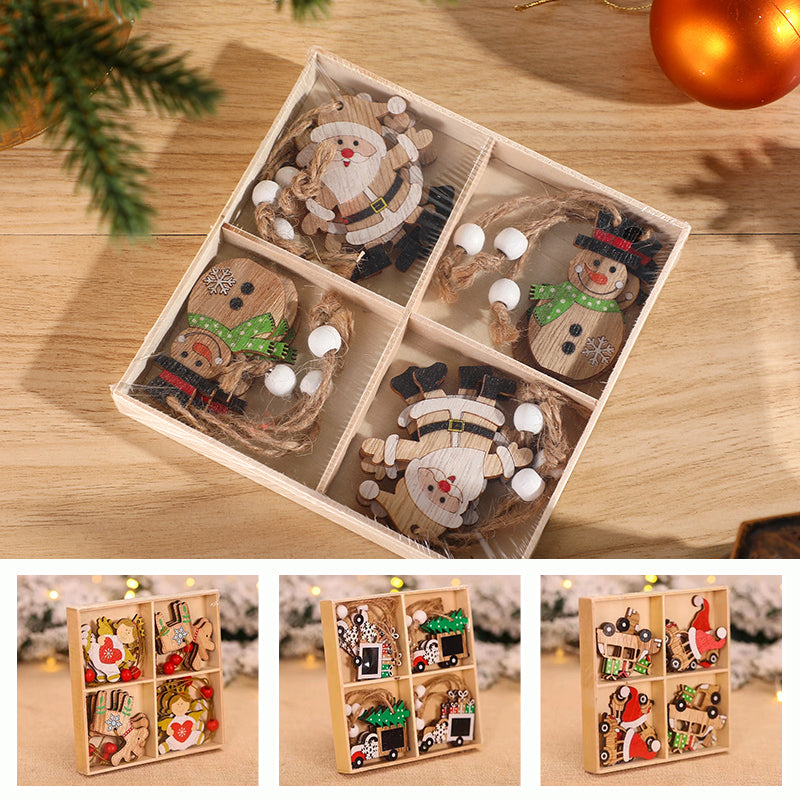 Christmas Wooden Ornament (12 pcs)