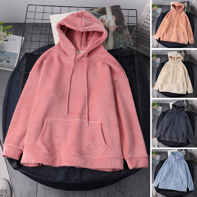 Soft Fleece Hooded Sweatshirt