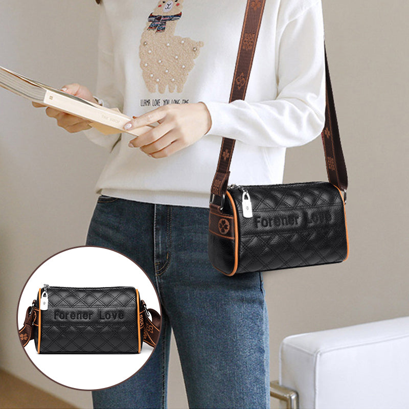 Lingge Cowhide Pillow Bag
