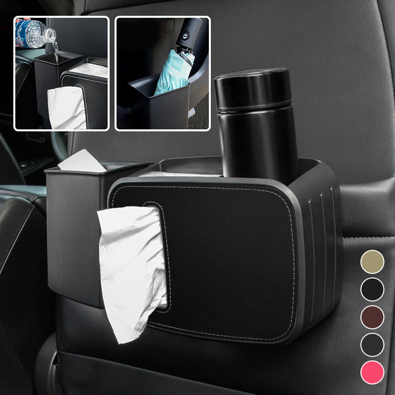 Vehicle Trash Can Tissue Storage Box