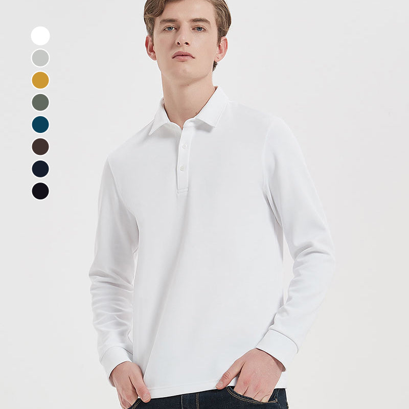 Men's Long Sleeve Polo Shirts