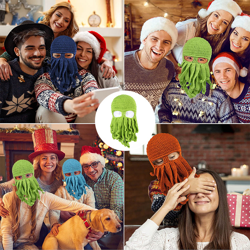 Handmade Woolen Octopus Hat