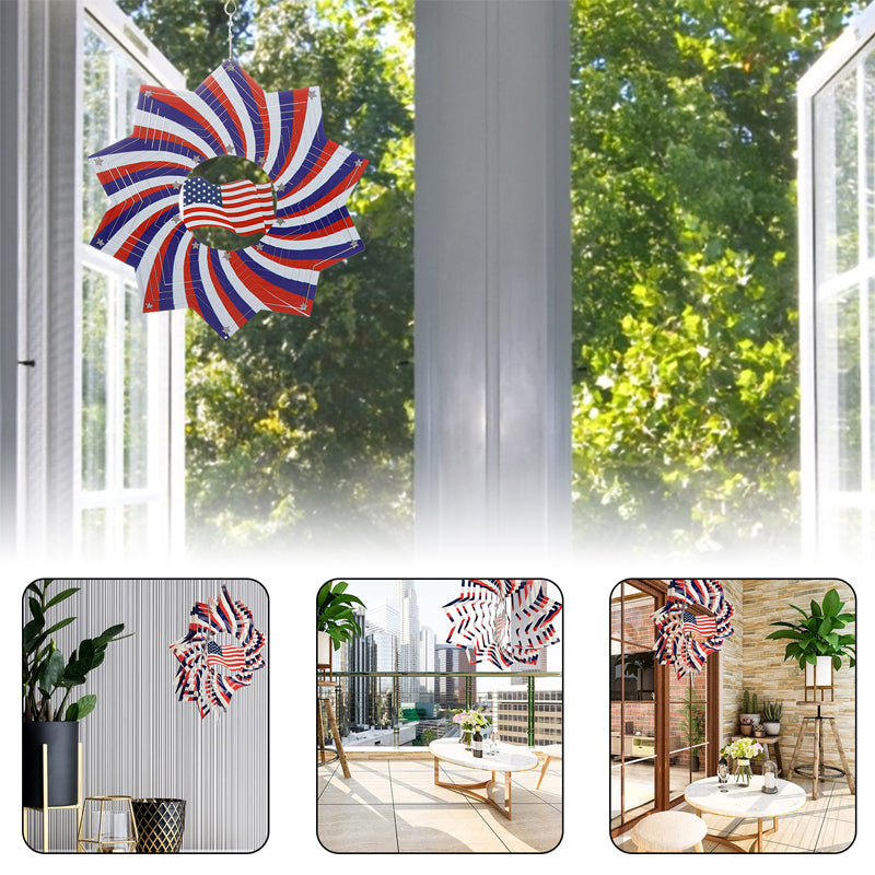 Large 3D Stainless Steel Wind Catchers Hanging