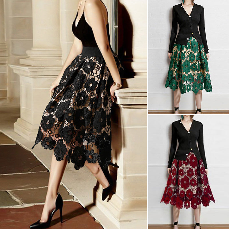 European Style Lace Skirt