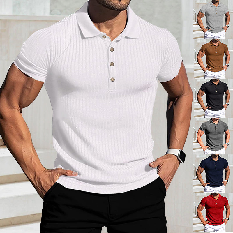 Men's Solid Color Golf Shirt