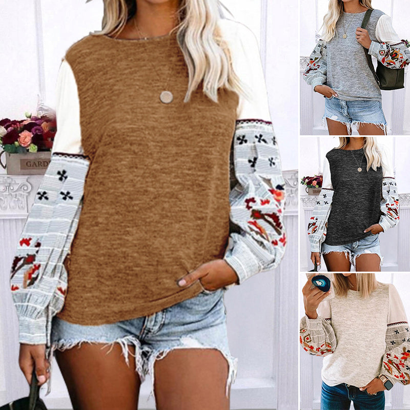 Long Sleeve Printed Sweatshirt