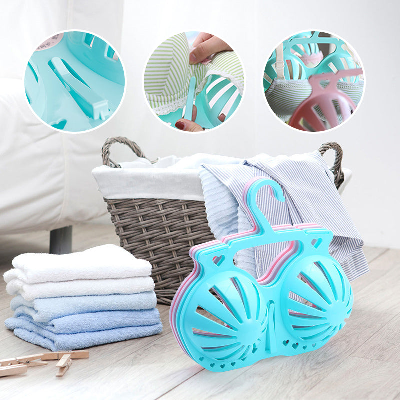 Non-deformation Non-slip Plastic Bra Drying Rack