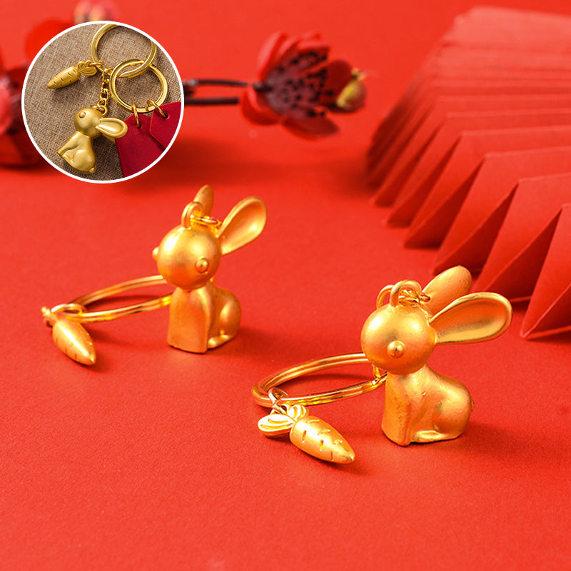 Carrot Rabbit Keychain