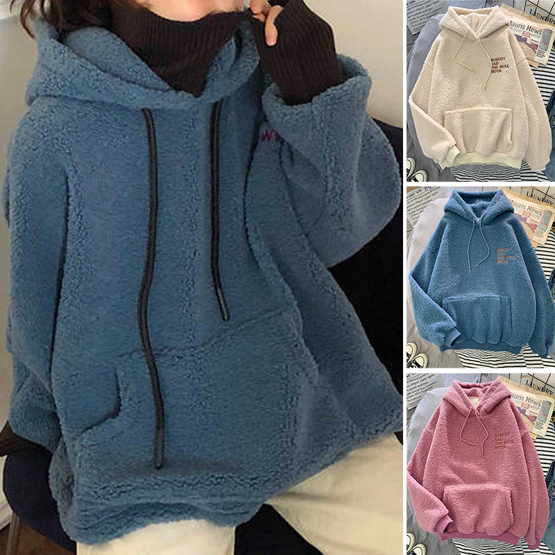 Women's Plus Size Long Sleeve Hoodie